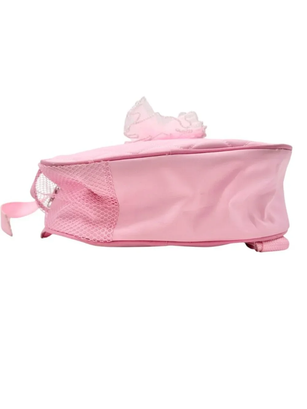 Kids Backpack Pink Quilted Ballet Theme with Tutu Adjustable Straps 12